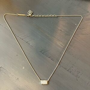 Kendra Scott Gold Sparkle Pendant Necklace